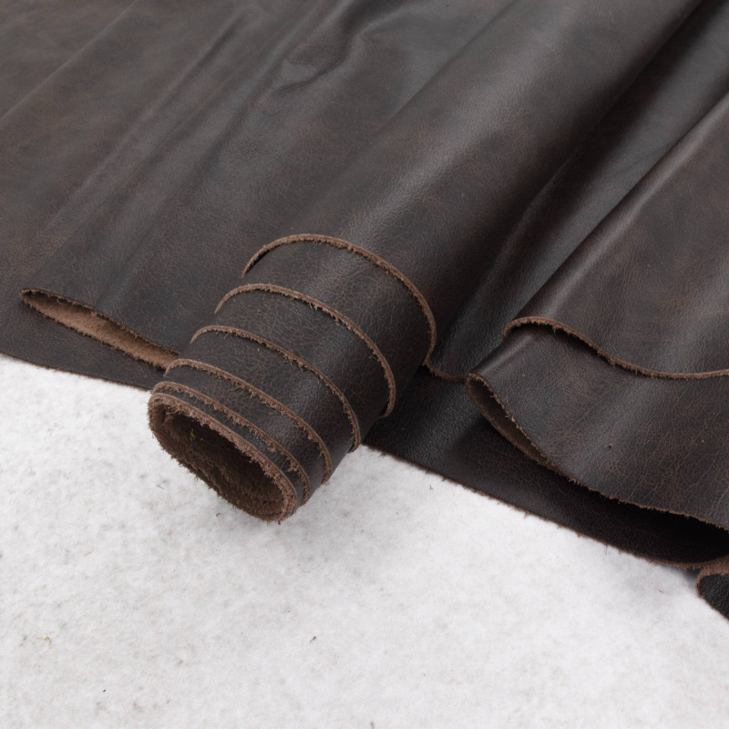 Vintage Bomber Dark Brown Cowhide